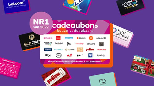 Les 10 cartes cadeaux les plus populaires sur cadeaubon.be