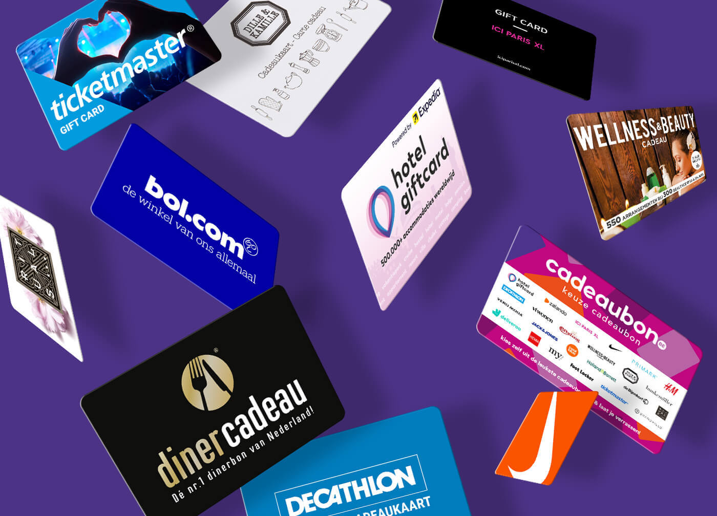 Des cartes cadeaux pour toutes les occasions