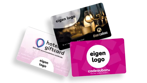Bedrijfslogo drukken op cadeaukaart