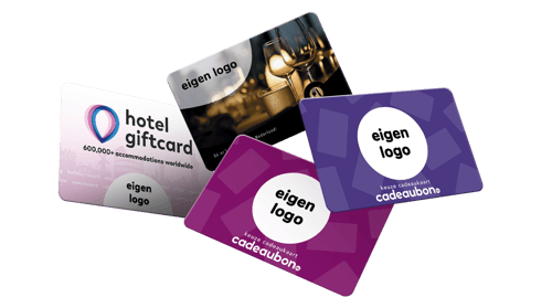 Bedrijfslogo drukken op cadeaubon