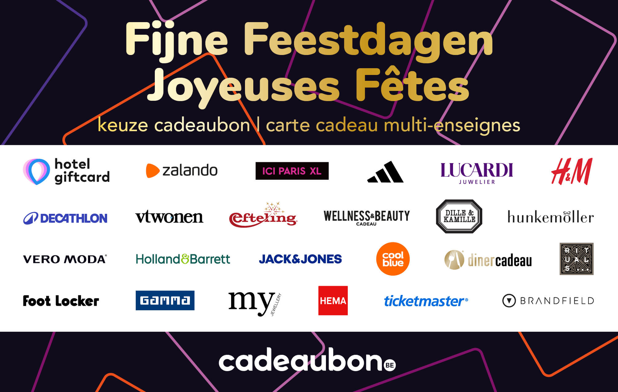 Fijne Feestdagen Keuze Cadeaubon