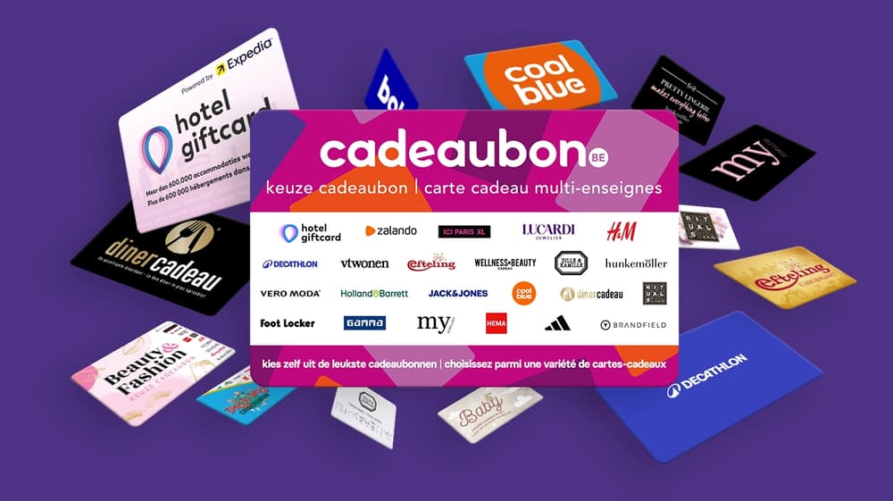 Grootste cadeaubon assortiment van België